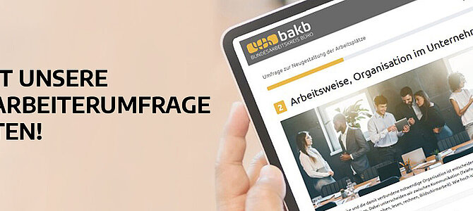 Banner zur Mitarbeiterumfrage